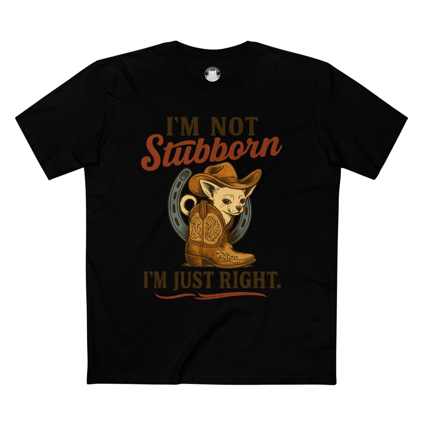 Cowboy Theme Adult Tee - I'm Not Stubborn, I'm Just Right! Funny Humor, Western Apparel, Gift for Cowpoke Lovers, Casual Wear, [...]