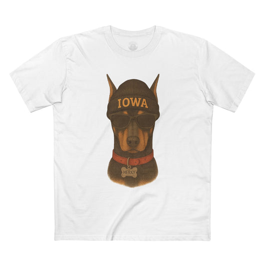 Iowa Dog Graphic Tee | Fun Pet Lover's Shirt, Dog Lover Gift, Casual Wear, Unique Graphic T-shirt