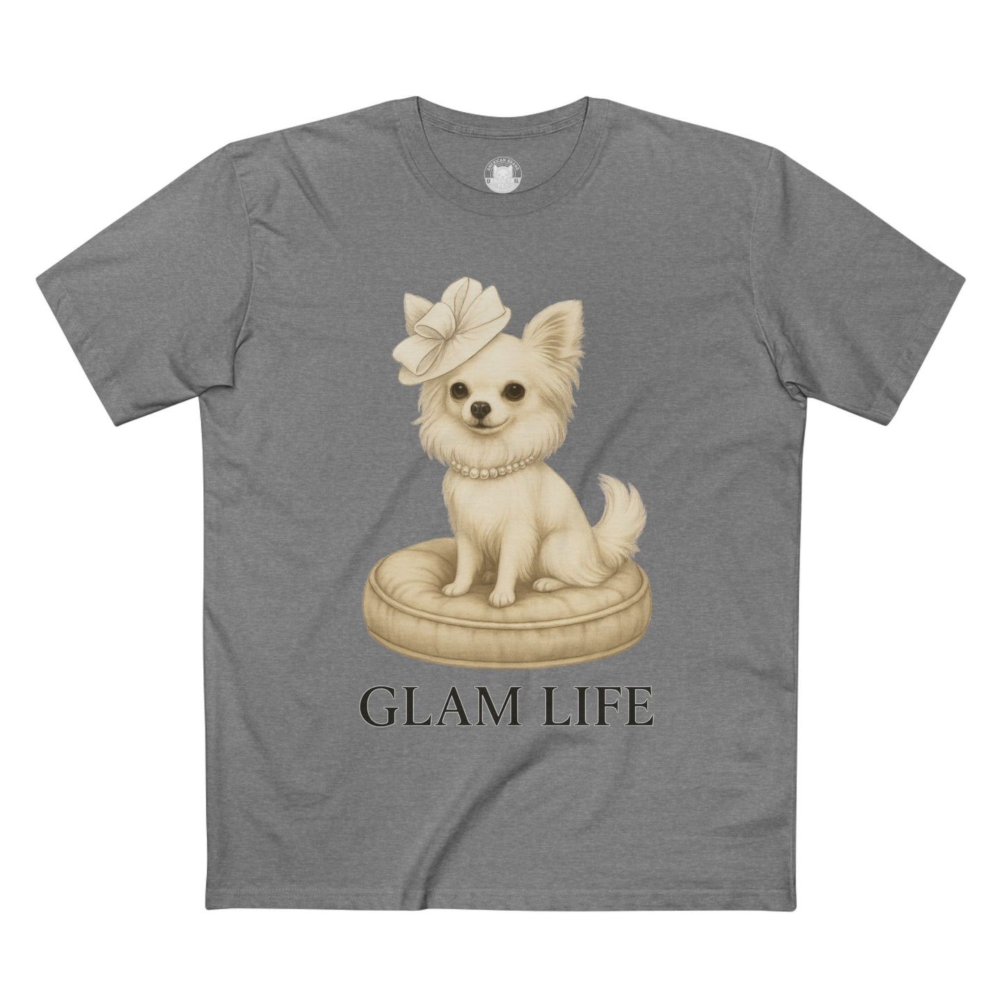 T-Shirt Chihuahua Glam Life Pearls Tee
