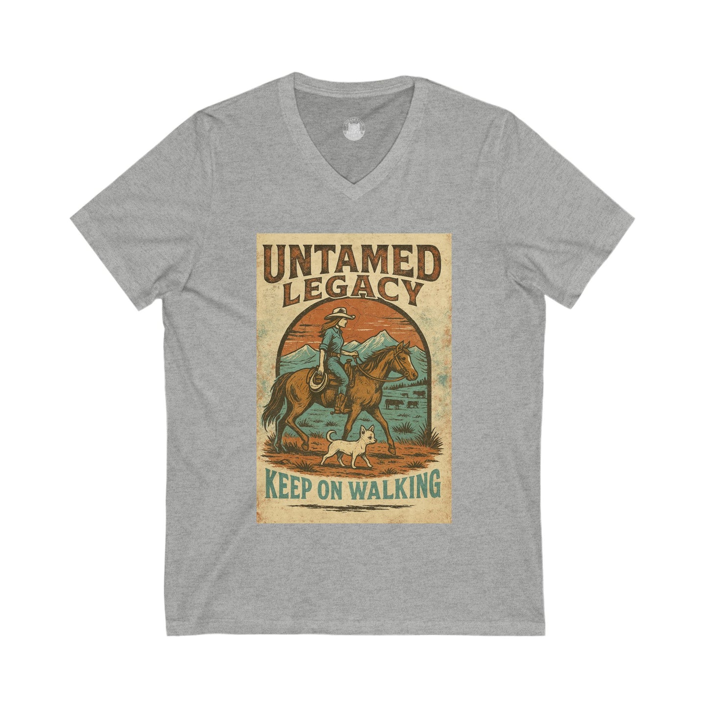 Chihuahua V-Neck Tee - Untamed Legacy Design