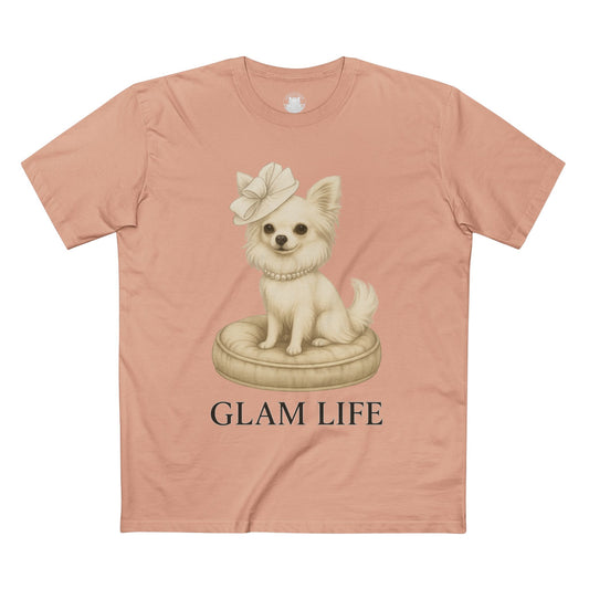T-Shirt Chihuahua Glam Life Pearls Tee