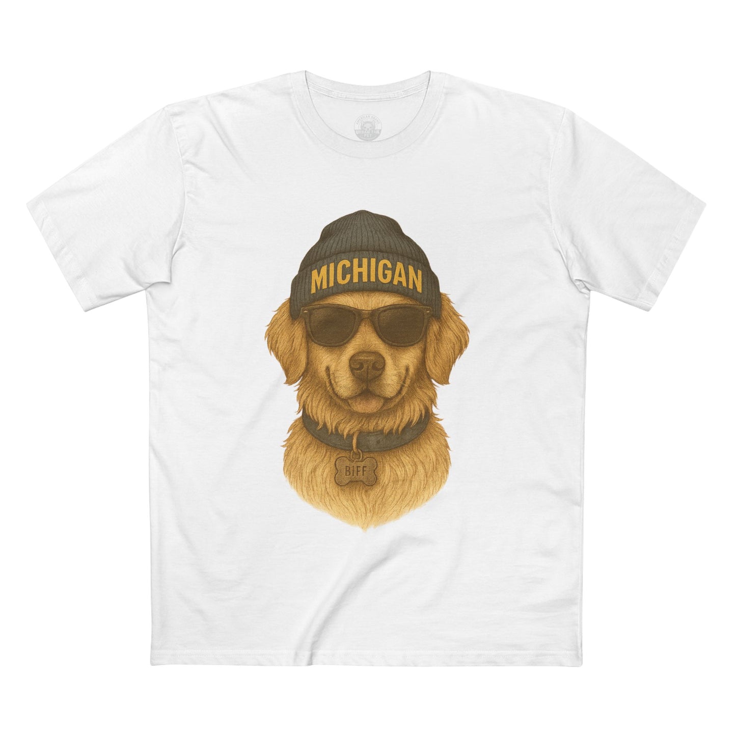 Michigan Dog Graphic Tee, Funny Pet Lover Shirt, Cute Dog Apparel, Gift for Dog Owners, Casual Everyday Wear