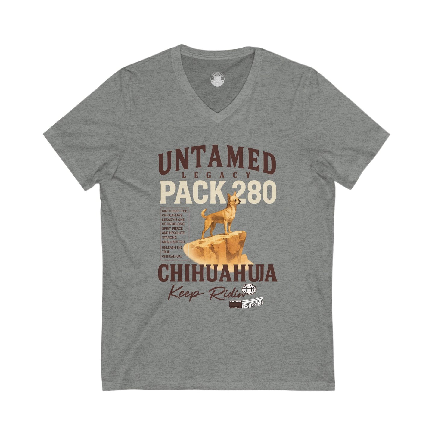 Short Sleeve Tee - Untamed Legacy Pack 280 Chihuahua Cliff T-Shirt