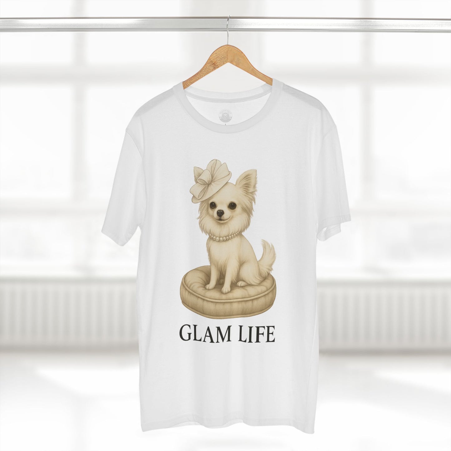 T-Shirt Chihuahua Glam Life Pearls Tee