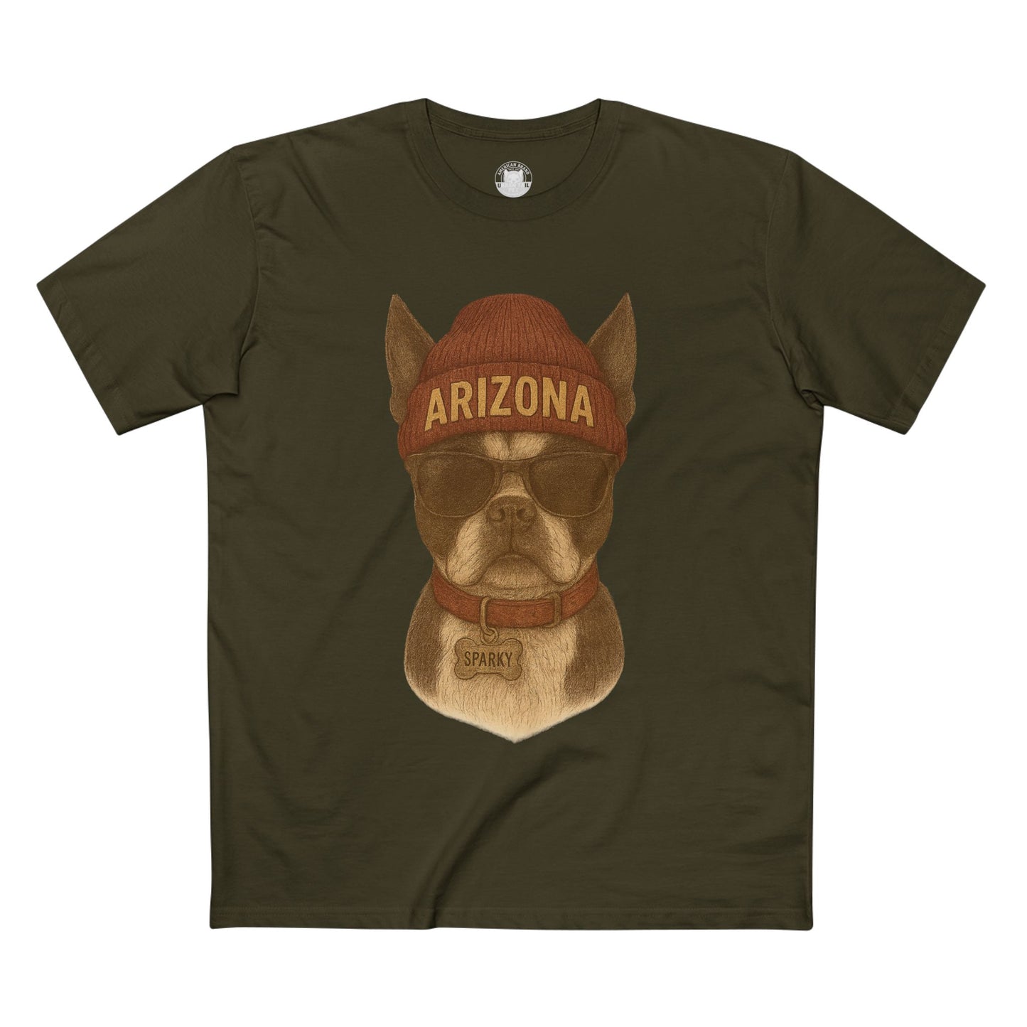 Arizona Dog Graphic Tee, Cute Pet Lover Shirt, Casual Wear, Gift for Dog Owners, Arizona Merchandise, Animal Lover Gift