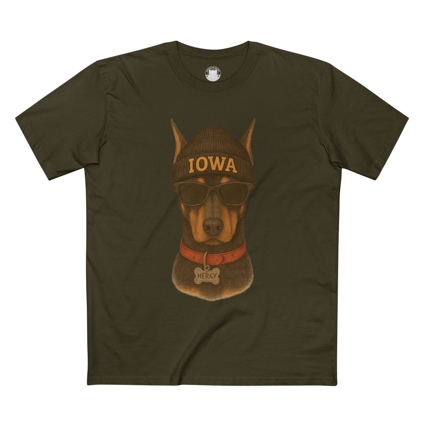 Iowa Dog Graphic Tee | Fun Pet Lover's Shirt, Dog Lover Gift, Casual Wear, Unique Graphic T-shirt