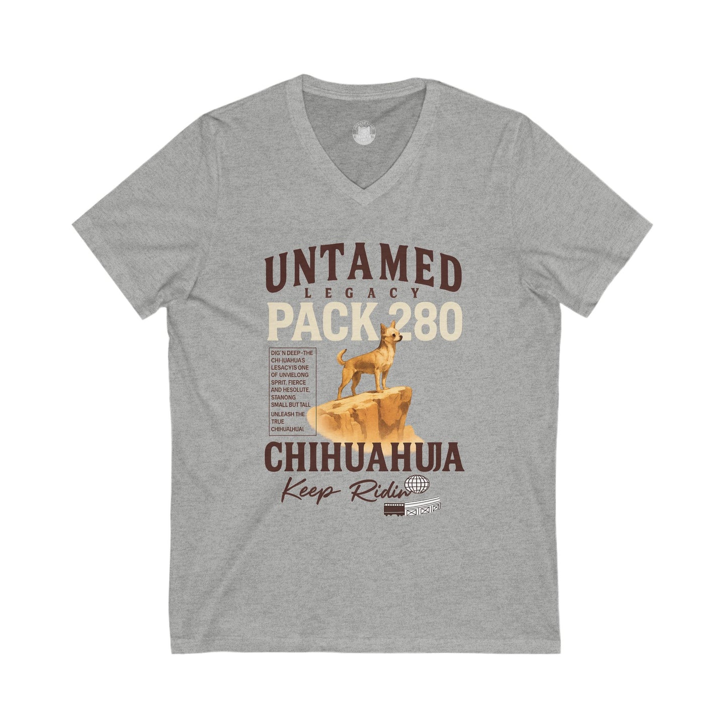 Short Sleeve Tee - Untamed Legacy Pack 280 Chihuahua Cliff T-Shirt