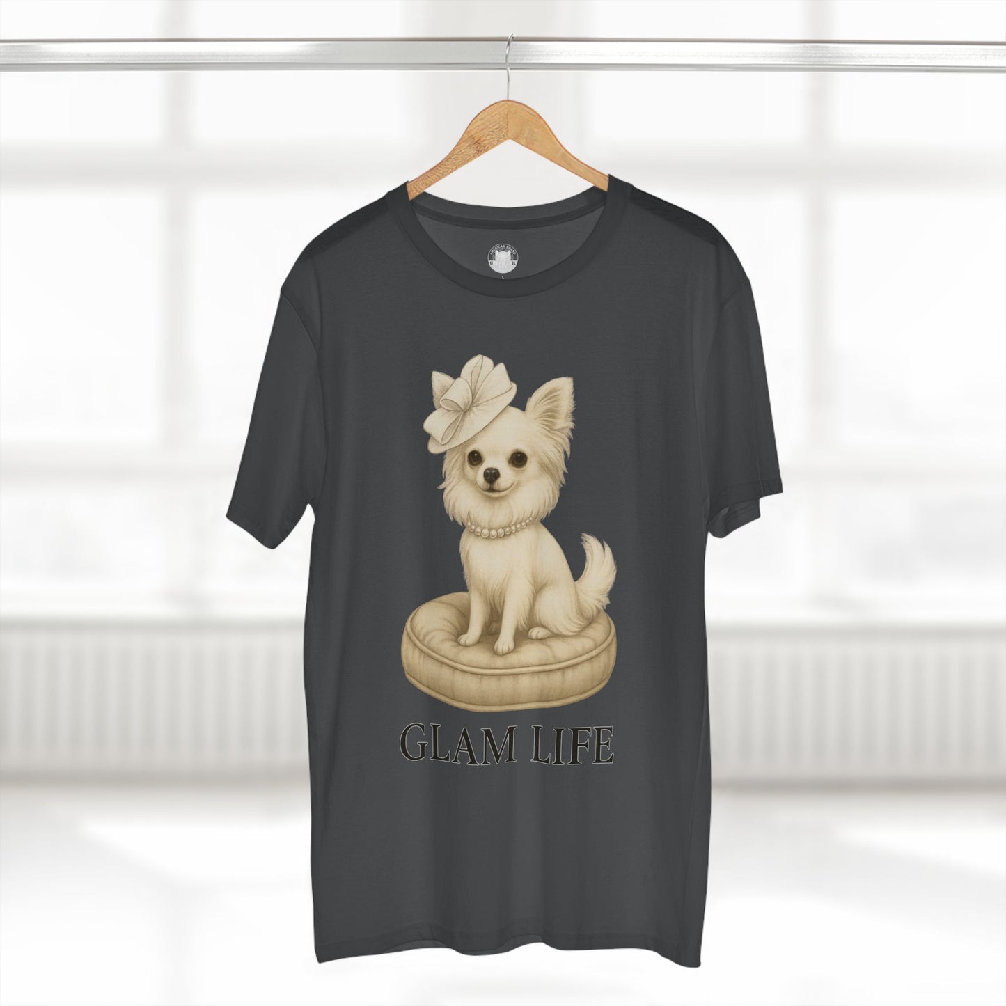 T-Shirt Chihuahua Glam Life Pearls Tee