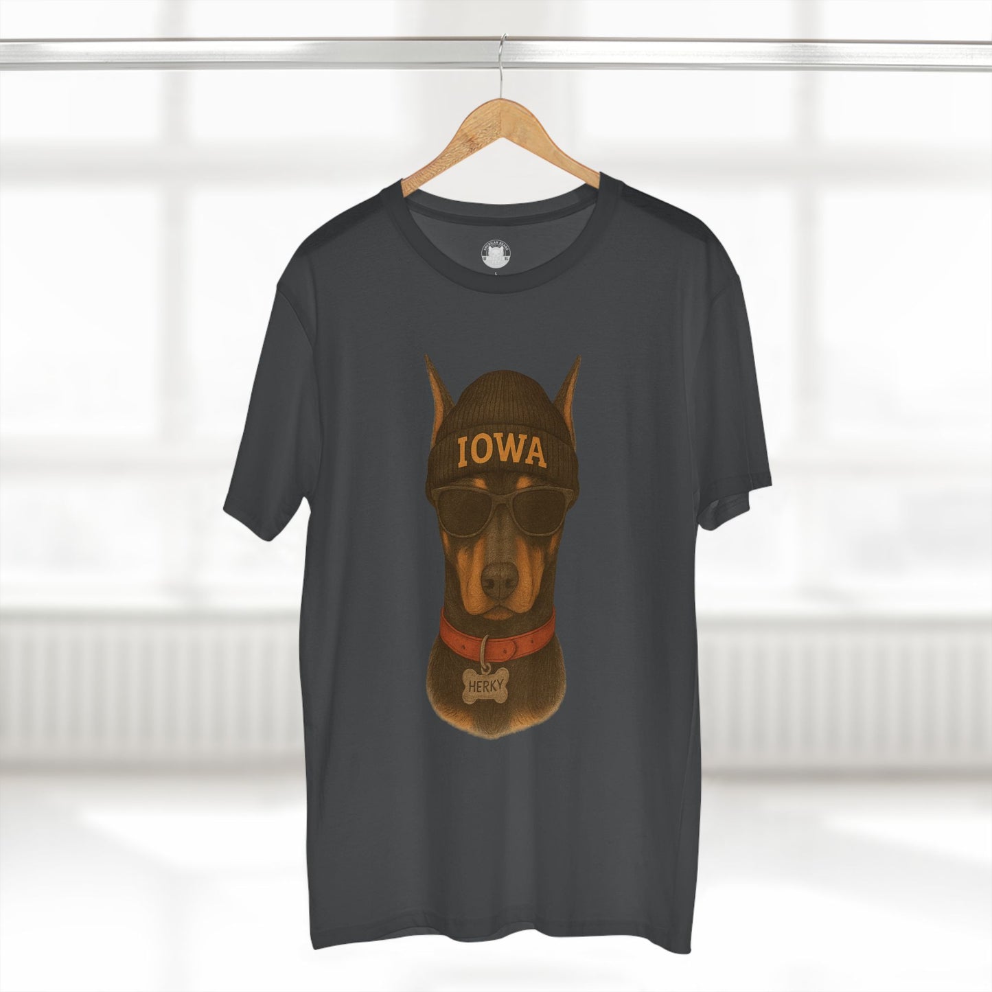Iowa Dog Graphic Tee | Fun Pet Lover's Shirt, Dog Lover Gift, Casual Wear, Unique Graphic T-shirt