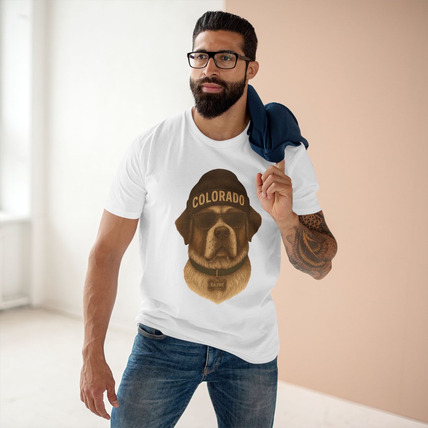 Colorado Dog Graphic Tee, Casual Shirt for Dog Lovers, Fun Gift for Pet Owners, Outdoor Adventure Apparel