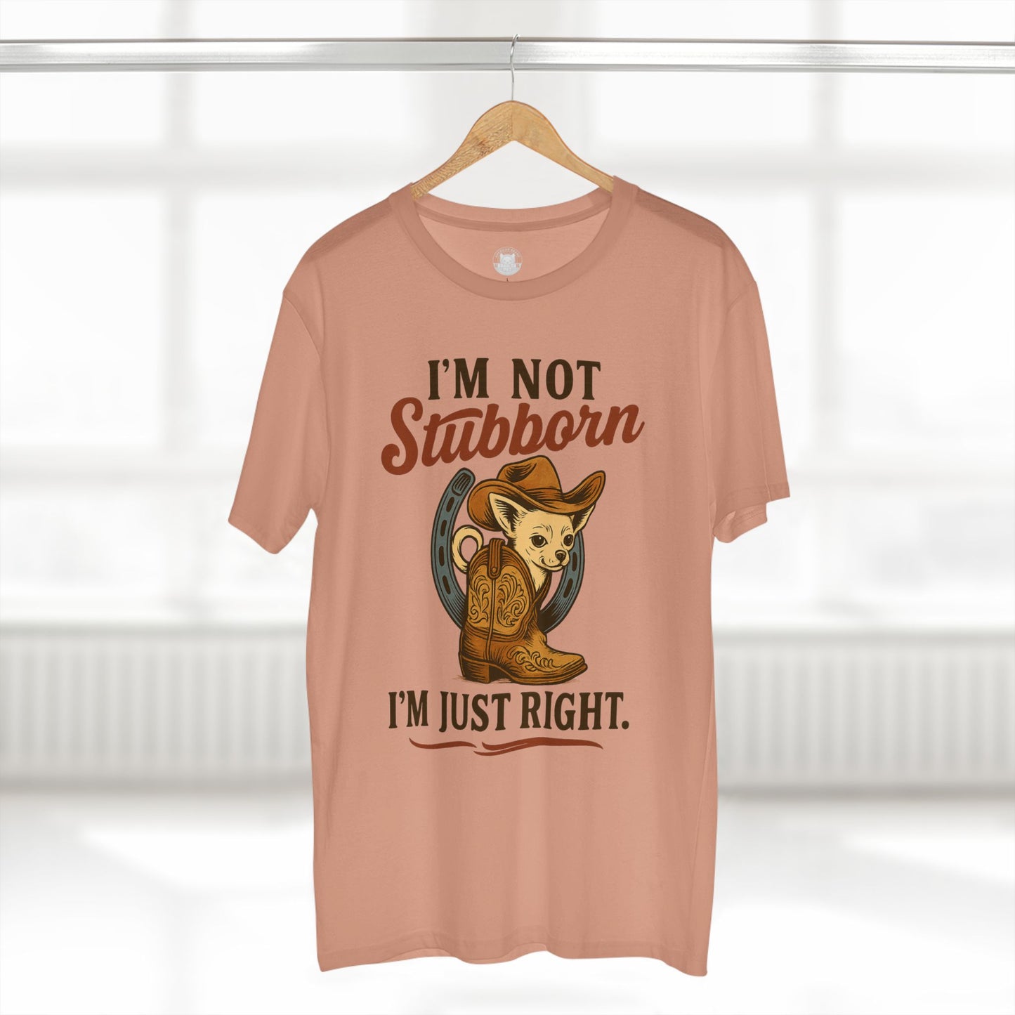 Cowboy Theme Adult Tee - I'm Not Stubborn, I'm Just Right! Funny Humor, Western Apparel, Gift for Cowpoke Lovers, Casual Wear, [...]