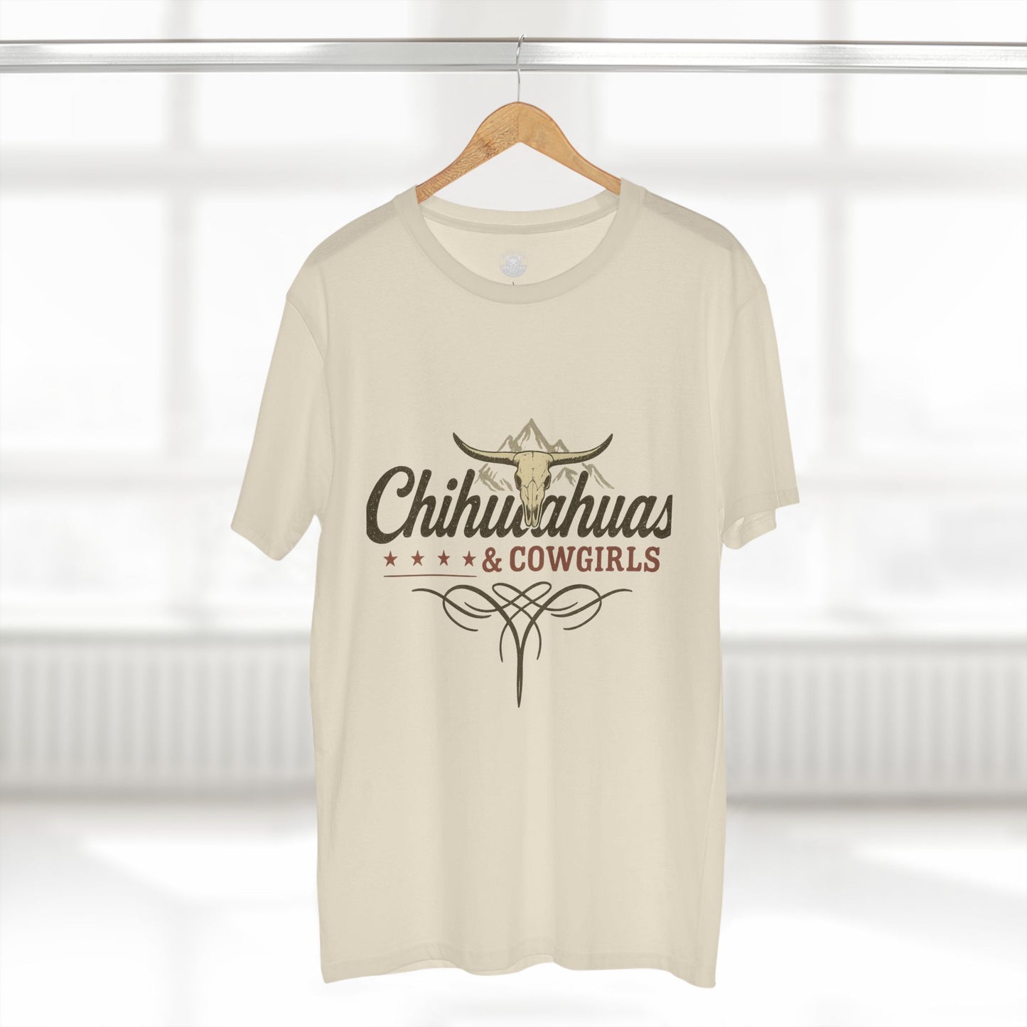 Chihuahuas & Cowgirls Tee, Casual Graphic Tee, Dog Lover Gift, Western Fashion Top, Birthday Gift, Country Style Apparel
