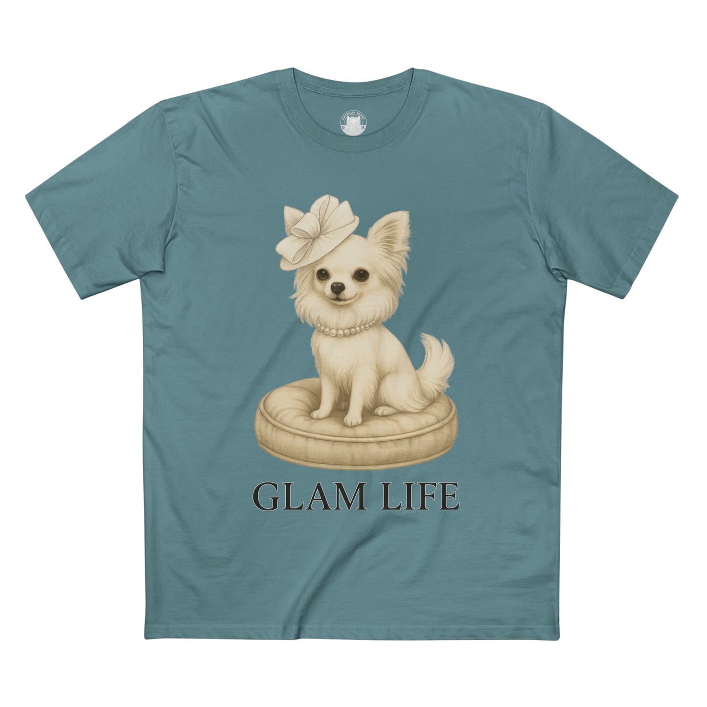 T-Shirt Chihuahua Glam Life Pearls Tee