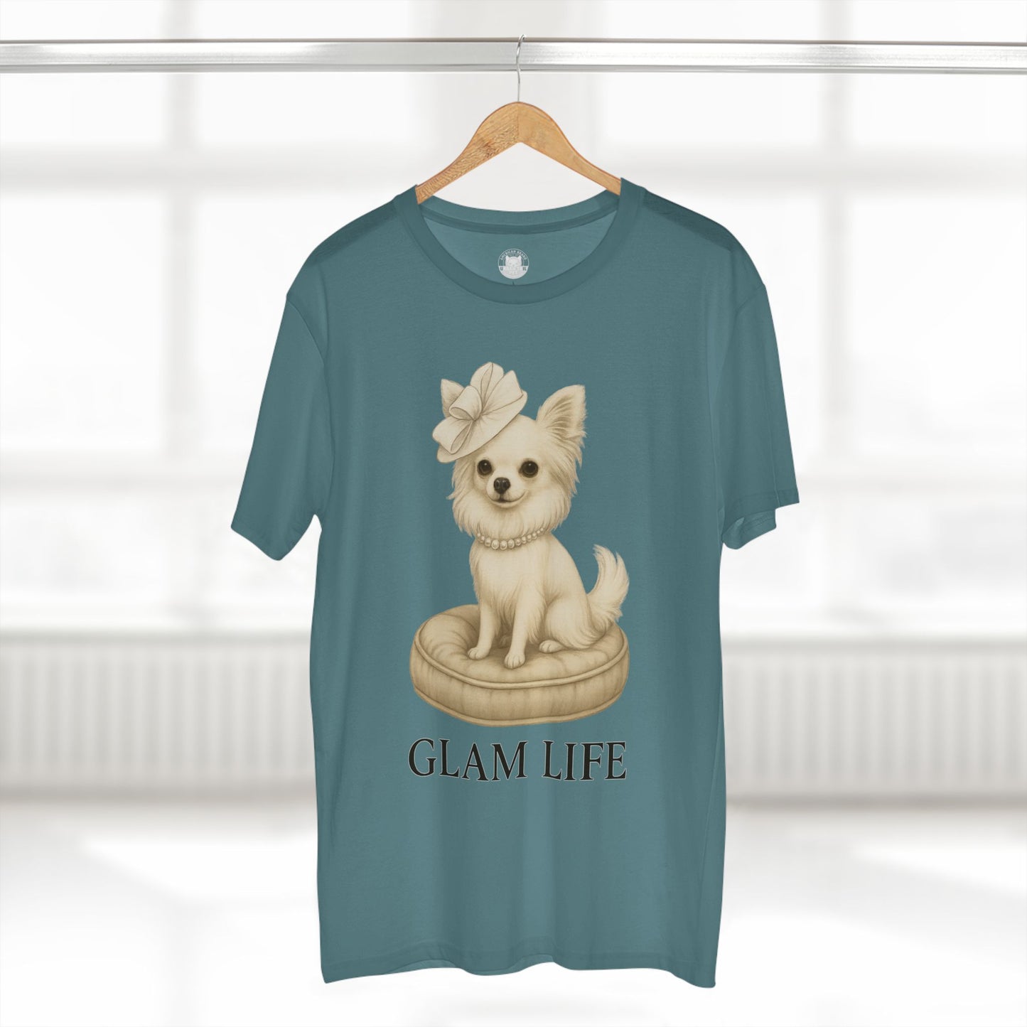 T-Shirt Chihuahua Glam Life Pearls Tee