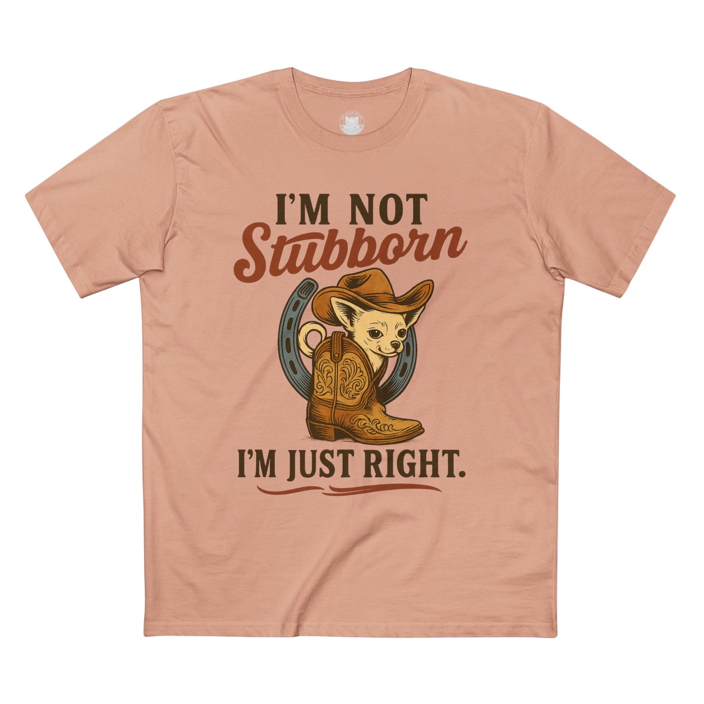Cowboy Theme Adult Tee - I'm Not Stubborn, I'm Just Right! Funny Humor, Western Apparel, Gift for Cowpoke Lovers, Casual Wear, [...]