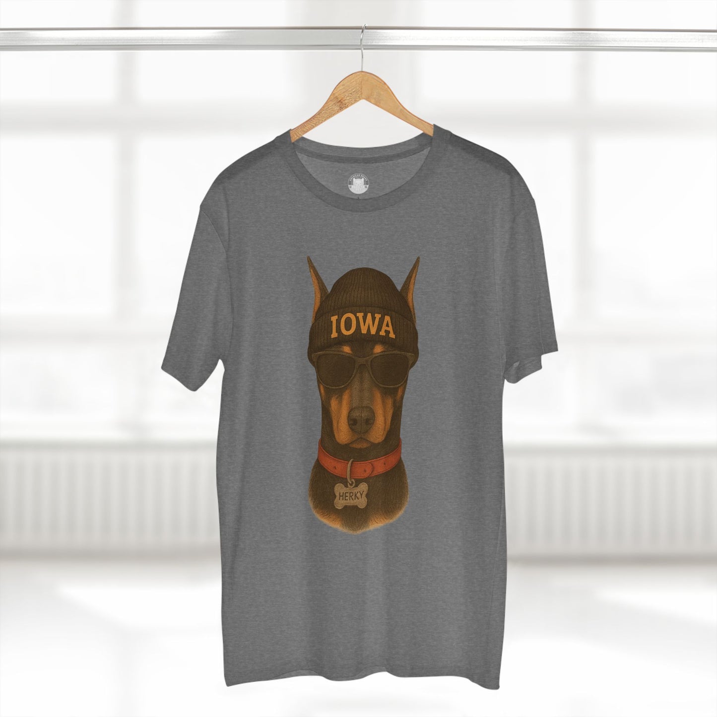 Iowa Dog Graphic Tee | Fun Pet Lover's Shirt, Dog Lover Gift, Casual Wear, Unique Graphic T-shirt