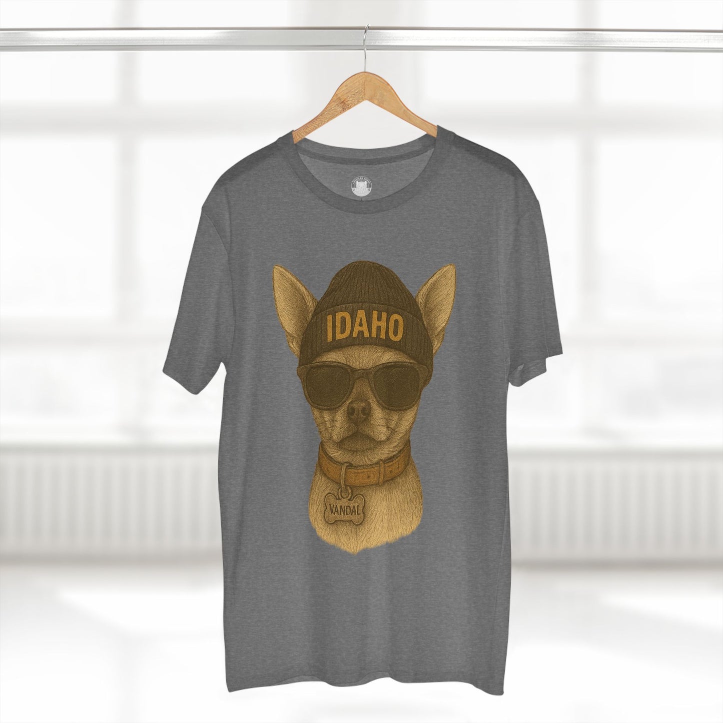 Cool Idaho Dog Tee, Pet Lover Shirt, Funny Animal Top, Idaho Pride Gift, Casual Everyday Wear, Dog Mom Apparel