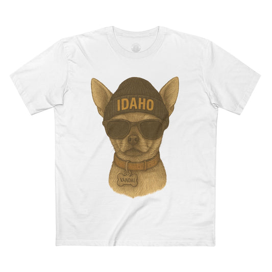 Cool Idaho Dog Tee, Pet Lover Shirt, Funny Animal Top, Idaho Pride Gift, Casual Everyday Wear, Dog Mom Apparel