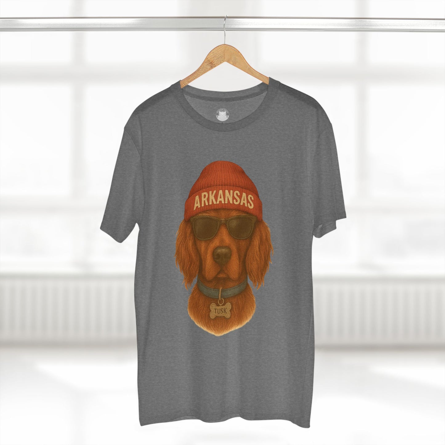 Cool Dog Graphic Tee, Arkansas Dog T-Shirt, Fun Pet Lover Gift, Casual Wear, Dog Themed Apparel, Summer Fashion