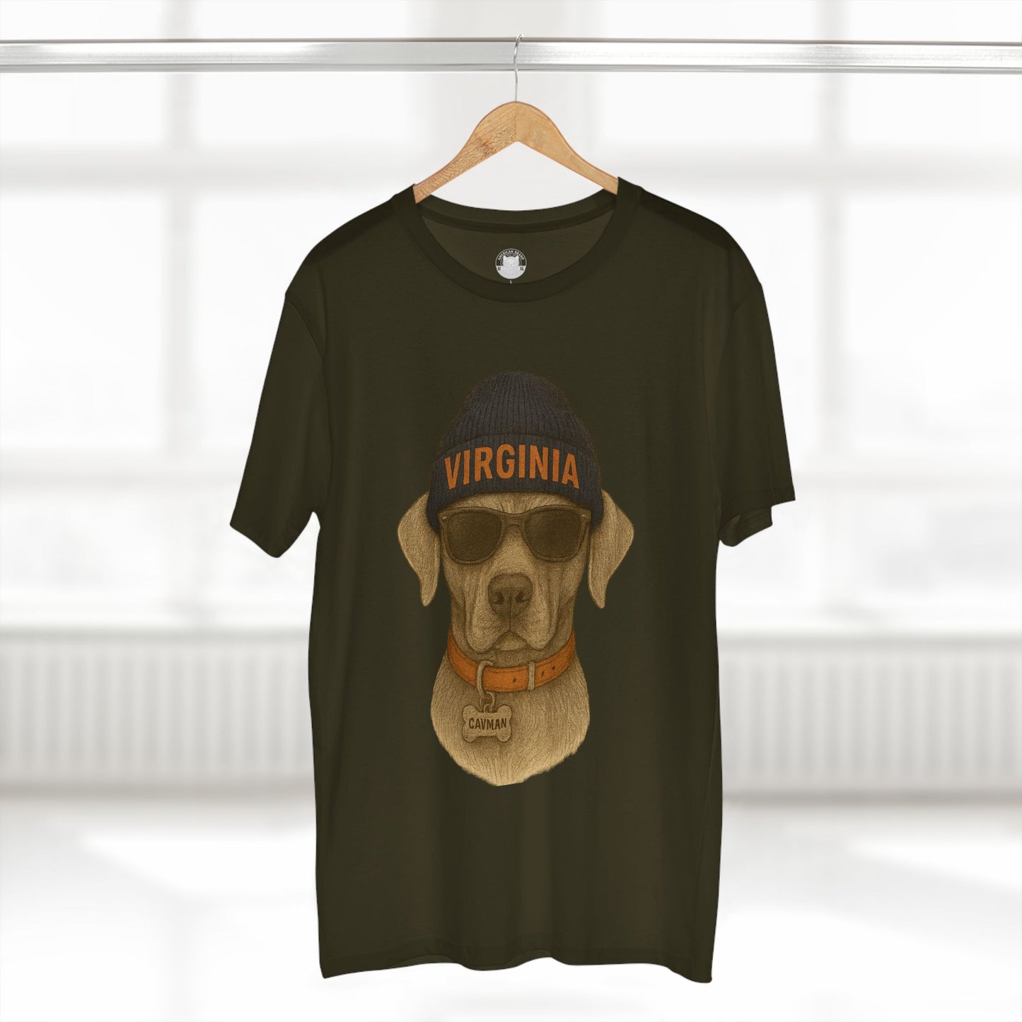 Virginia Dog Lover Tee, Casual Wear for Pet Owners, Gift for Dog Lovers, Cute Animal Shirt, Everyday T-Shirt