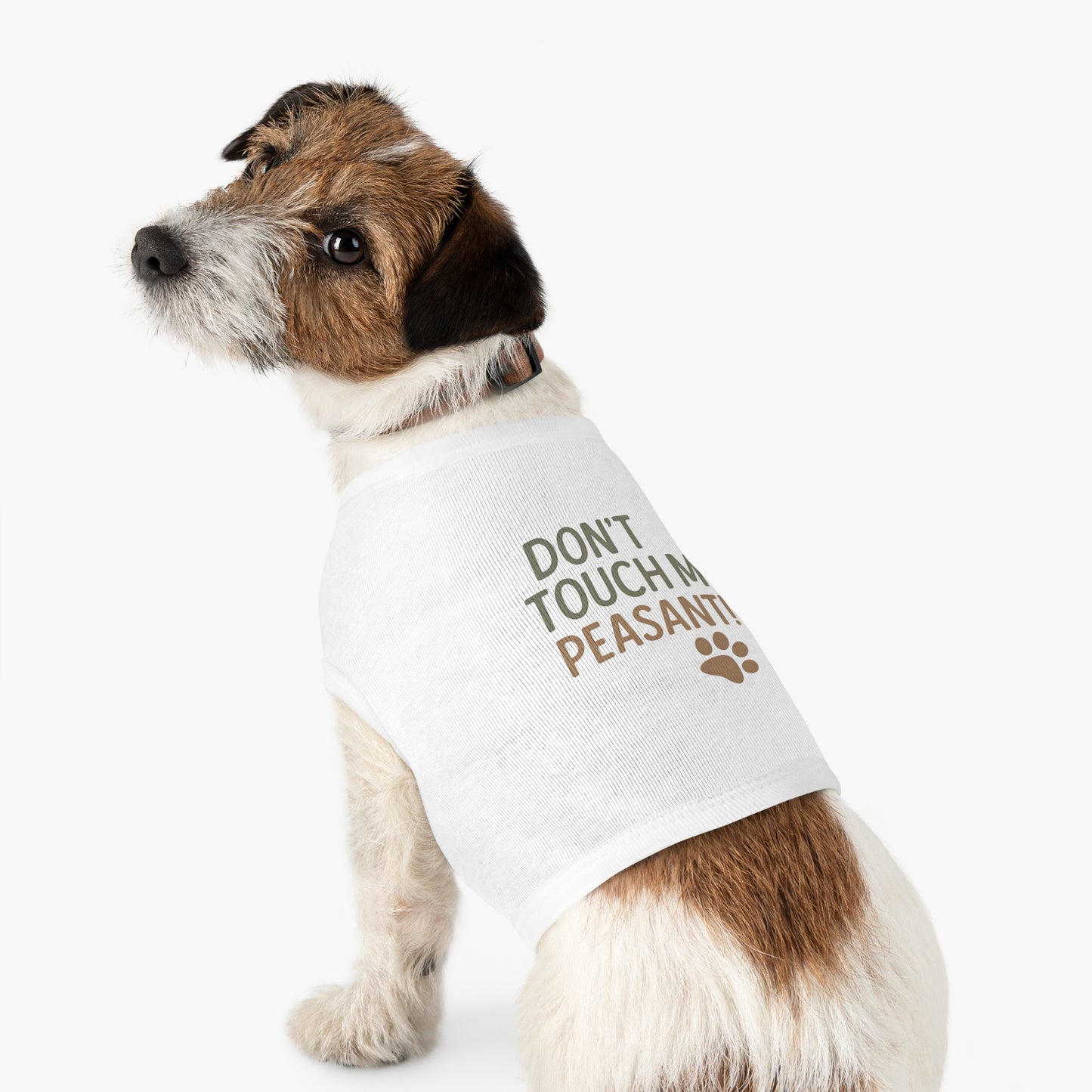 Dog Tank Top - Don’t Touch Me Peasant