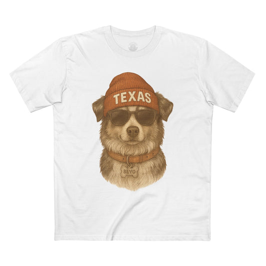 Texas Dog Graphic Tee, Cool Canine T-Shirt, Pet Lover Gift, Casual Wear, Texas Pride Apparel, Summer Outfit