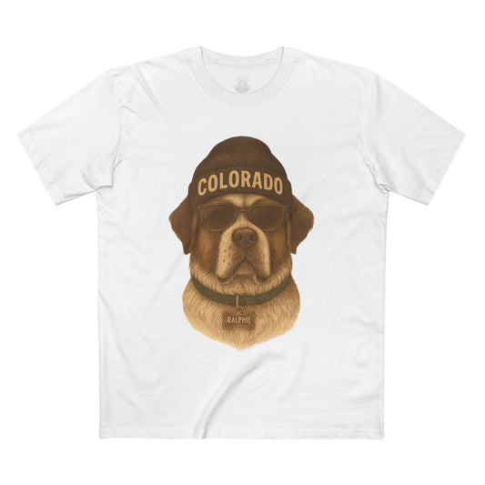 Colorado Dog Graphic Tee, Casual Shirt for Dog Lovers, Fun Gift for Pet Owners, Outdoor Adventure Apparel