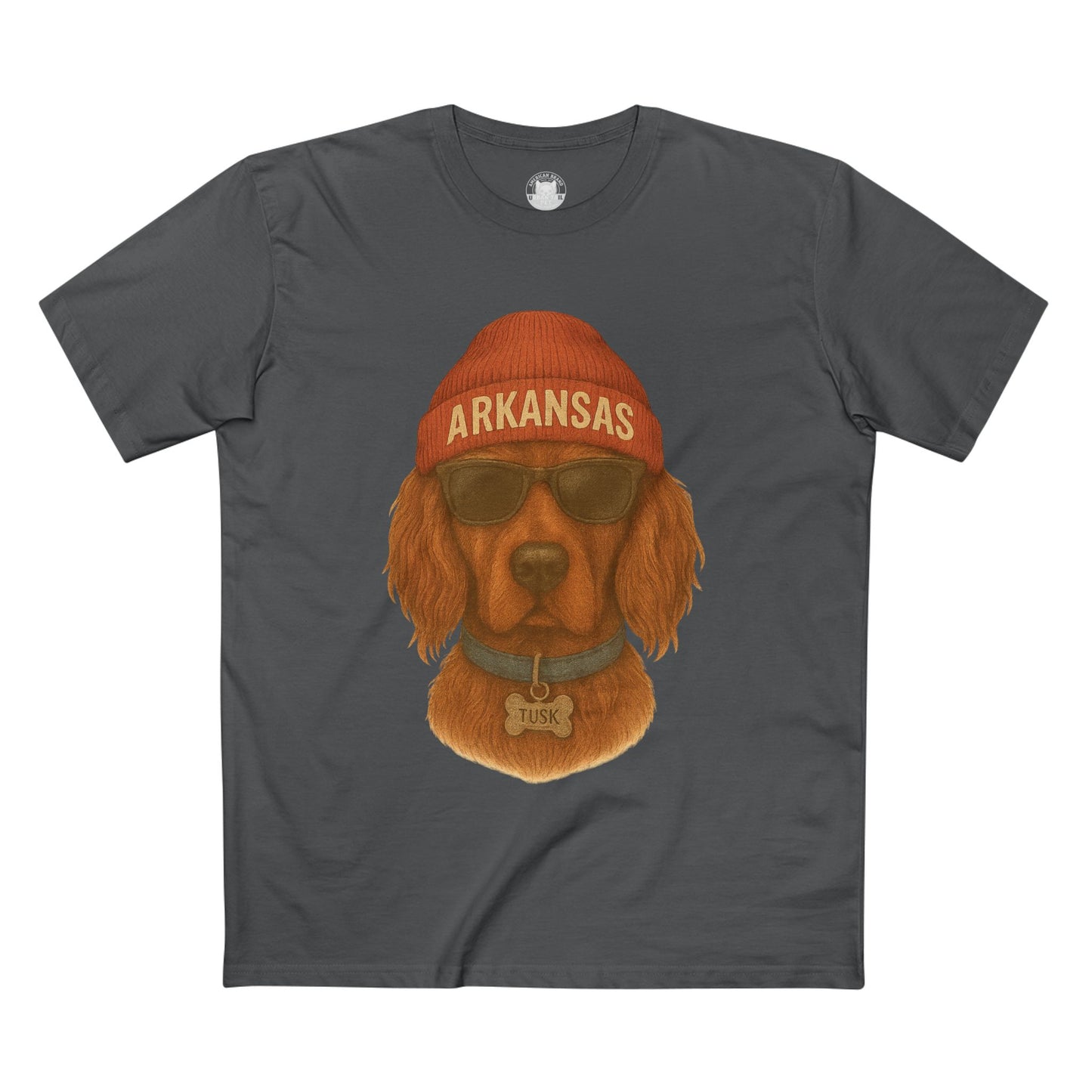 Cool Dog Graphic Tee, Arkansas Dog T-Shirt, Fun Pet Lover Gift, Casual Wear, Dog Themed Apparel, Summer Fashion
