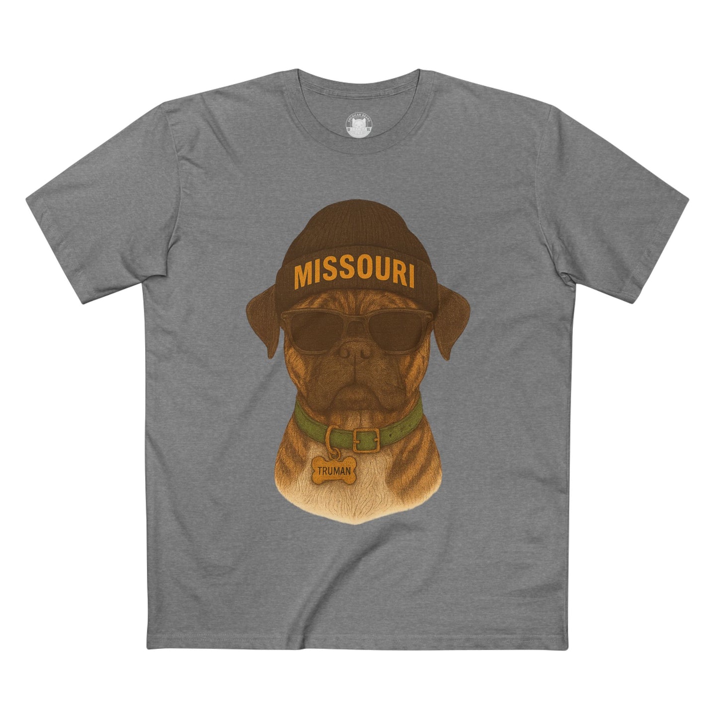 Missouri Dog Graphic Adult Tee, Fun Pet Lover Shirt, Casual Gift for Dog Owners, Birthday, Dog Mom, Unique Animal Apparel