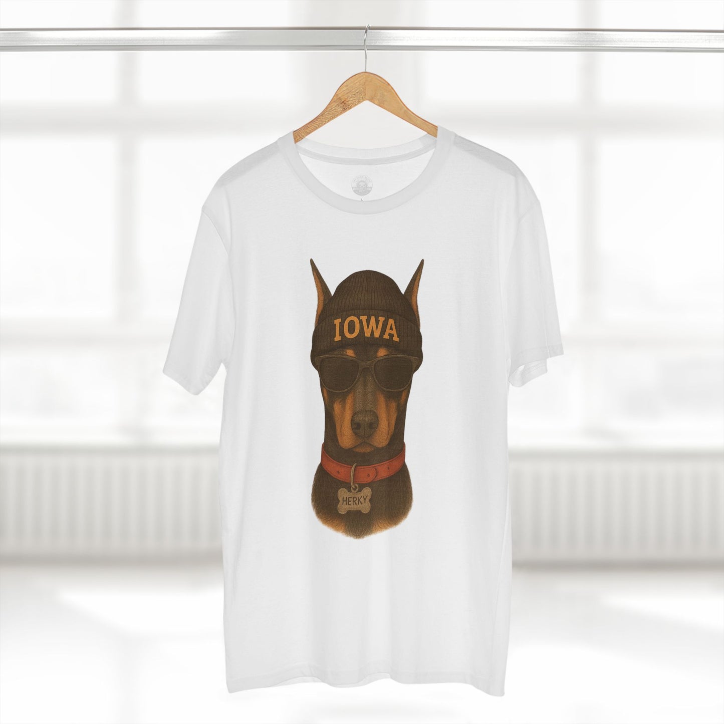 Iowa Dog Graphic Tee | Fun Pet Lover's Shirt, Dog Lover Gift, Casual Wear, Unique Graphic T-shirt