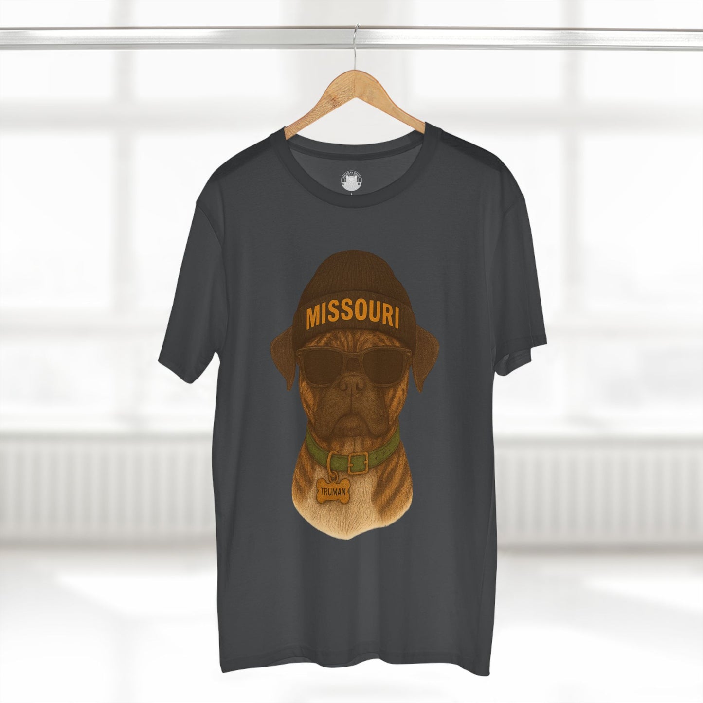 Missouri Dog Graphic Adult Tee, Fun Pet Lover Shirt, Casual Gift for Dog Owners, Birthday, Dog Mom, Unique Animal Apparel