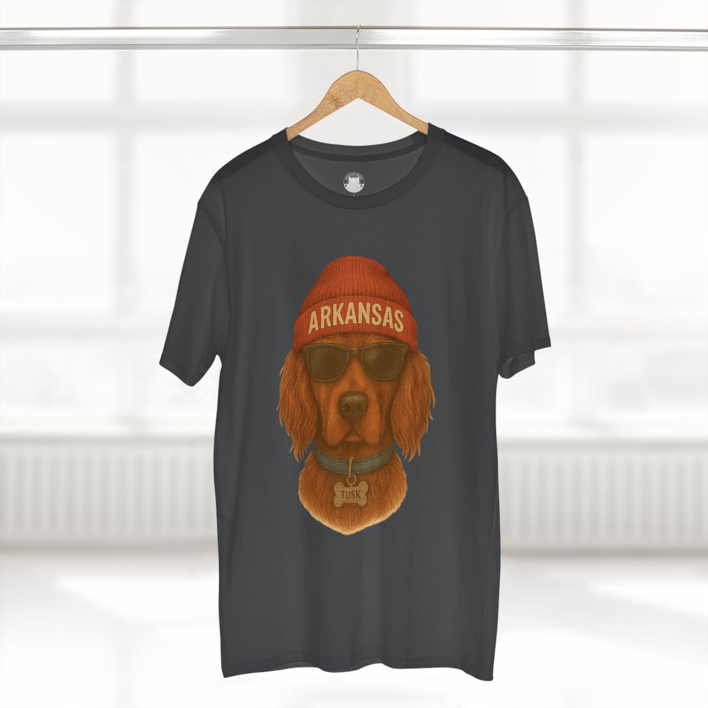 Cool Dog Graphic Tee, Arkansas Dog T-Shirt, Fun Pet Lover Gift, Casual Wear, Dog Themed Apparel, Summer Fashion