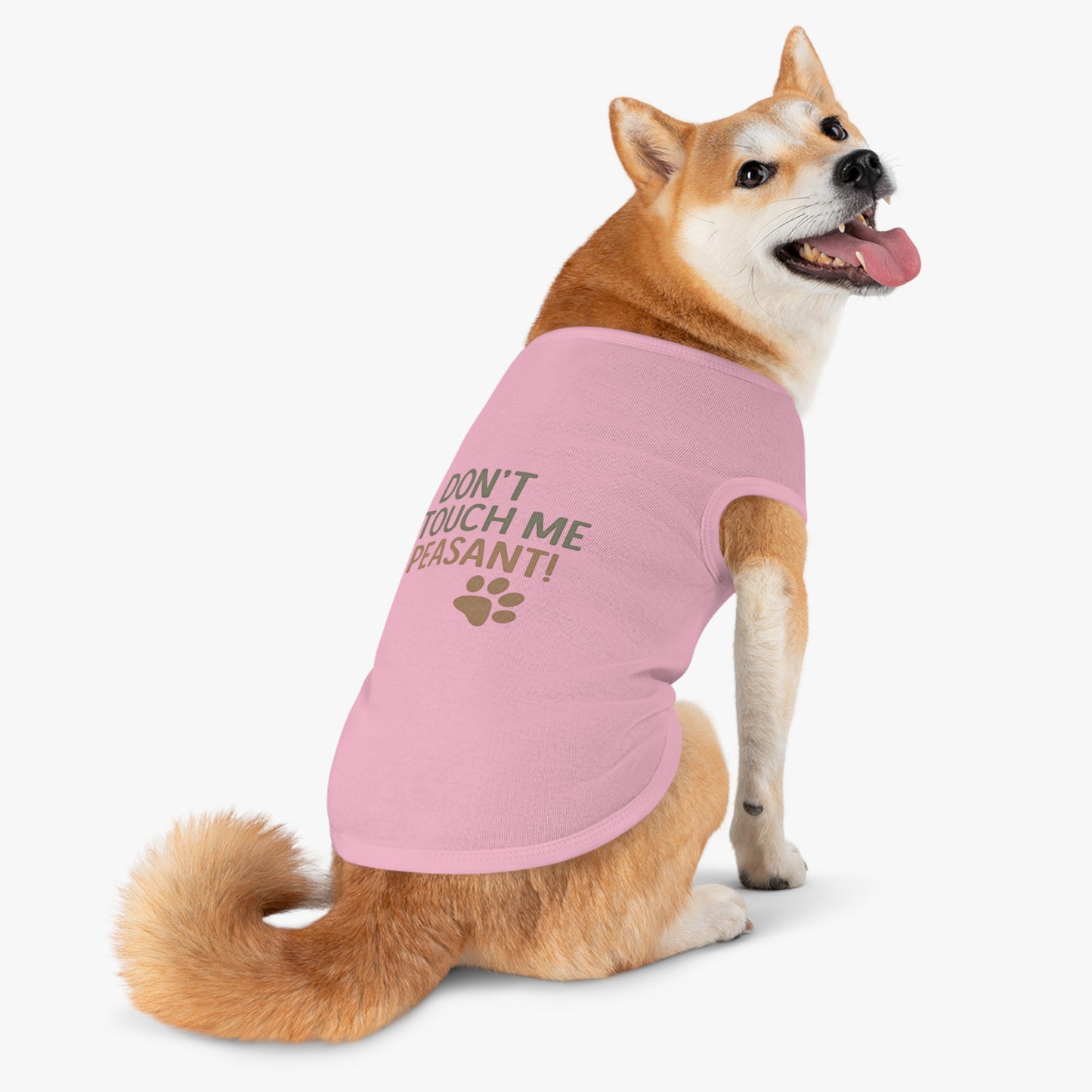 Dog Tank Top - Don’t Touch Me Peasant