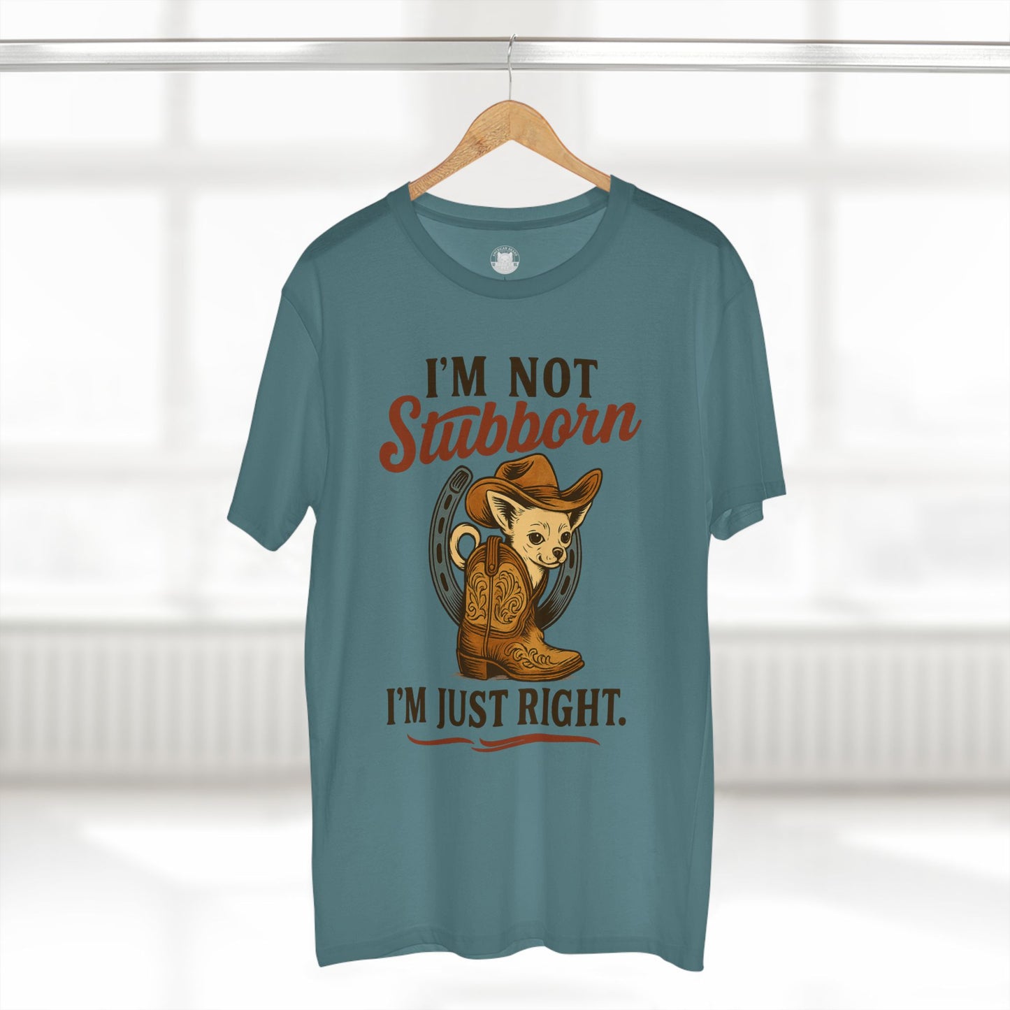 Cowboy Theme Adult Tee - I'm Not Stubborn, I'm Just Right! Funny Humor, Western Apparel, Gift for Cowpoke Lovers, Casual Wear, [...]