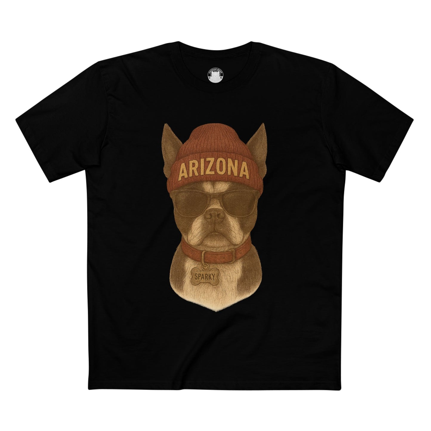 Arizona Dog Graphic Tee, Cute Pet Lover Shirt, Casual Wear, Gift for Dog Owners, Arizona Merchandise, Animal Lover Gift