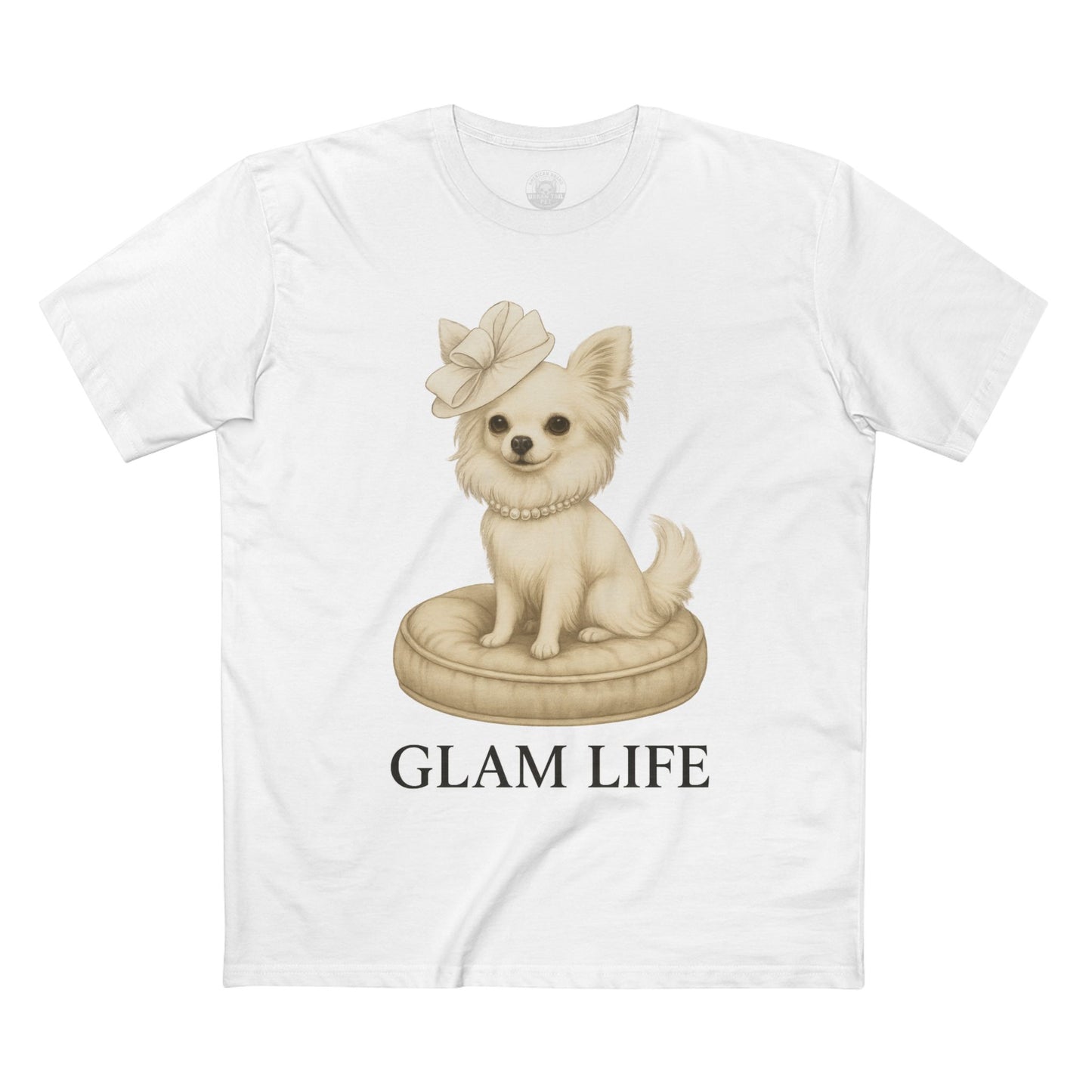 T-Shirt Chihuahua Glam Life Pearls Tee