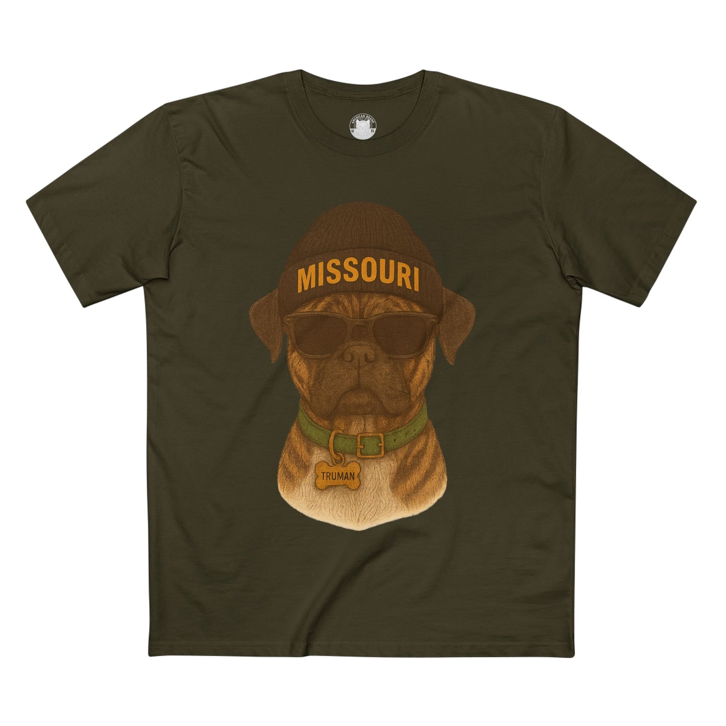 Missouri Dog Graphic Adult Tee, Fun Pet Lover Shirt, Casual Gift for Dog Owners, Birthday, Dog Mom, Unique Animal Apparel