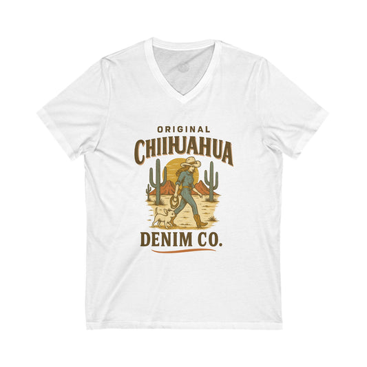 Chihuahua V-Neck Tee Original Chihuahua Denim Co