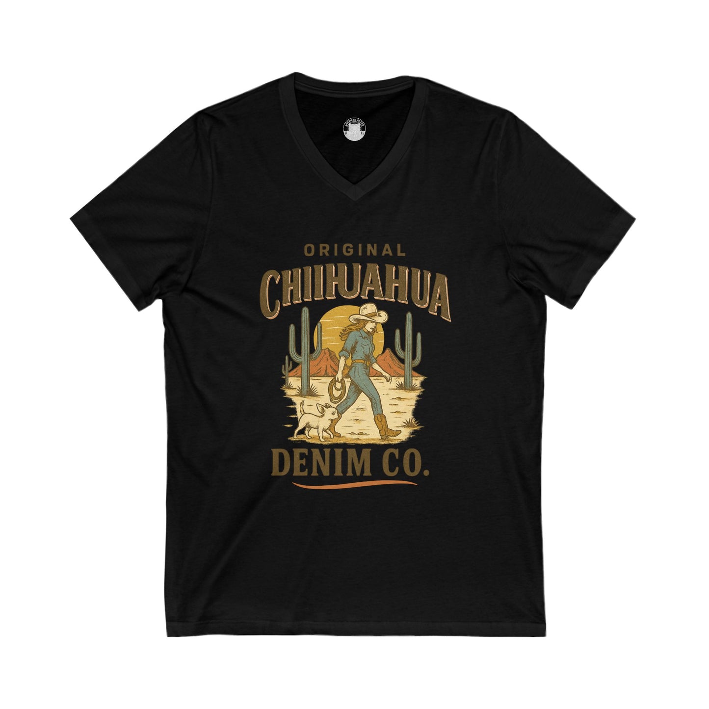 Chihuahua V-Neck Tee Original Chihuahua Denim Co