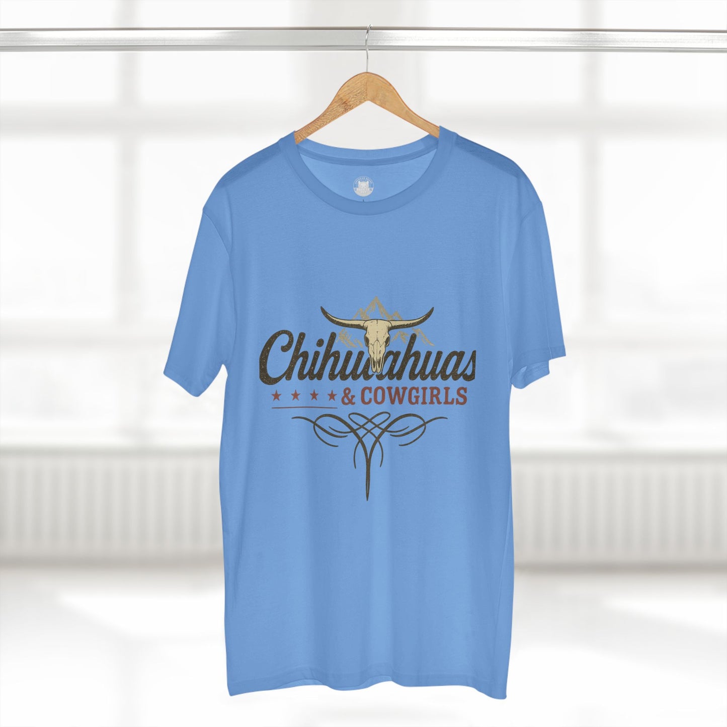 Chihuahuas & Cowgirls Tee, Casual Graphic Tee, Dog Lover Gift, Western Fashion Top, Birthday Gift, Country Style Apparel