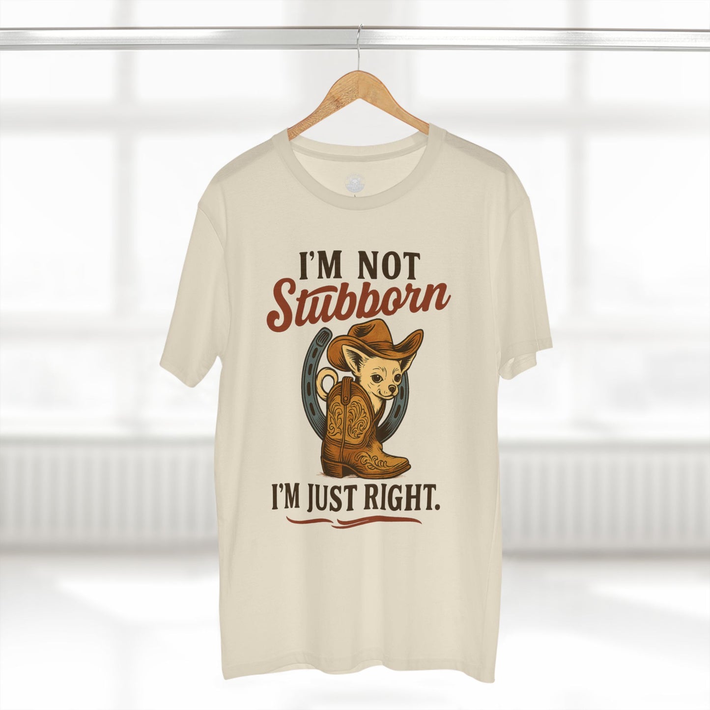 Cowboy Theme Adult Tee - I'm Not Stubborn, I'm Just Right! Funny Humor, Western Apparel, Gift for Cowpoke Lovers, Casual Wear, [...]