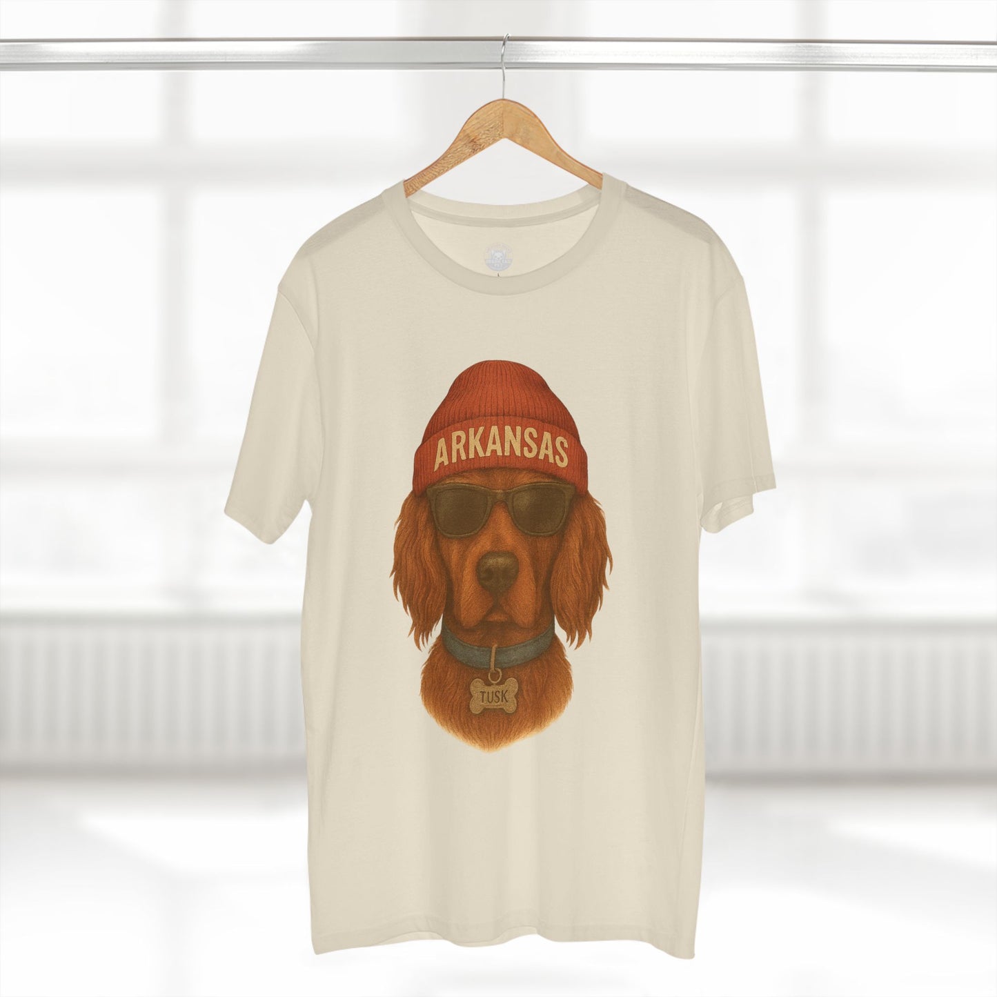 Cool Dog Graphic Tee, Arkansas Dog T-Shirt, Fun Pet Lover Gift, Casual Wear, Dog Themed Apparel, Summer Fashion