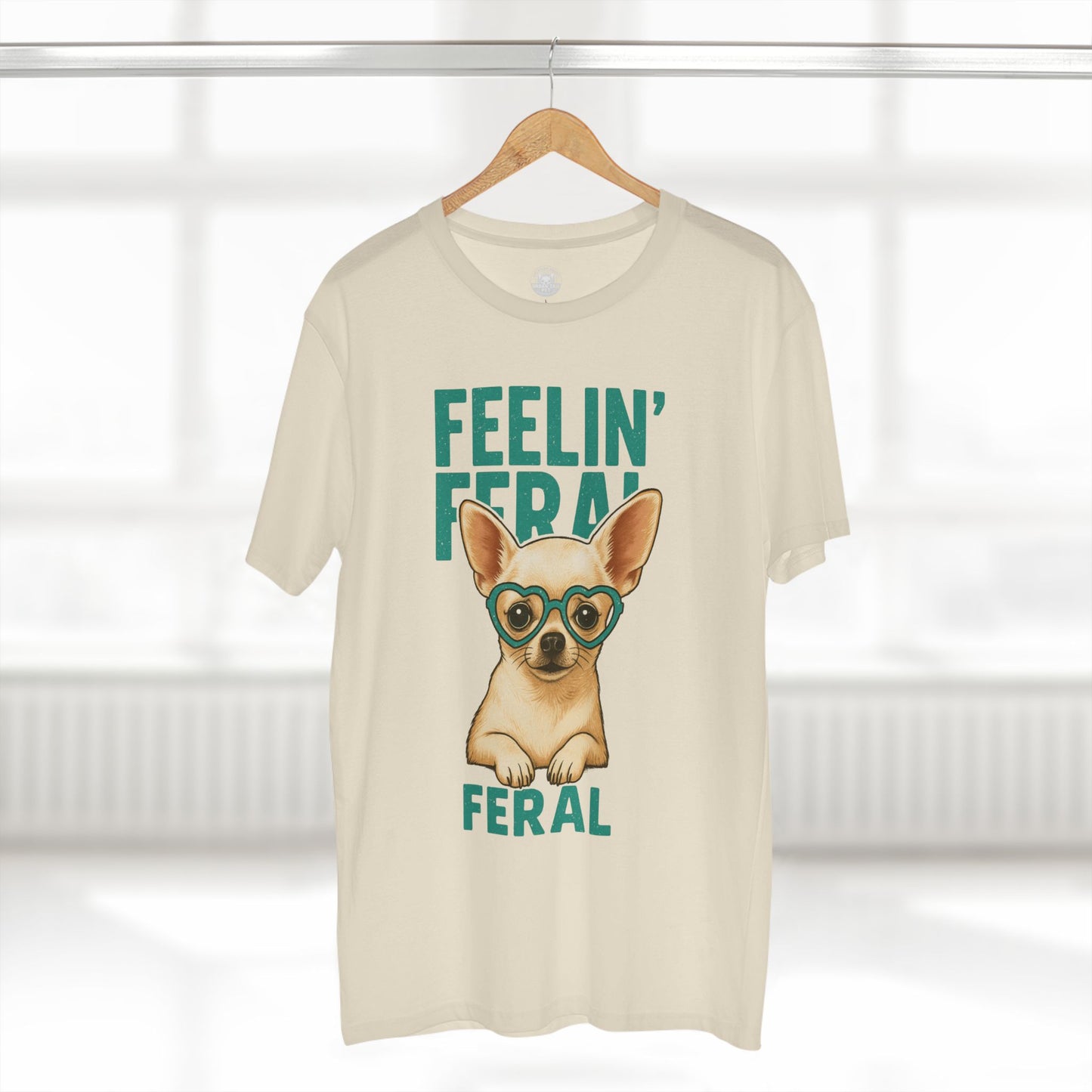 Feelin' Feral Chihuahua Adult Tee, Casual Pet Lover Shirt, Gift for Dog Owners, Fun Animal Graphic Tee, Playful Everyday Wear
